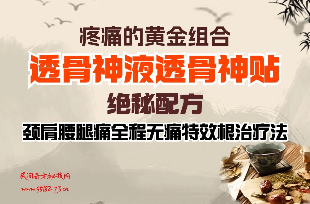 透骨神液透骨神贴绝密配方