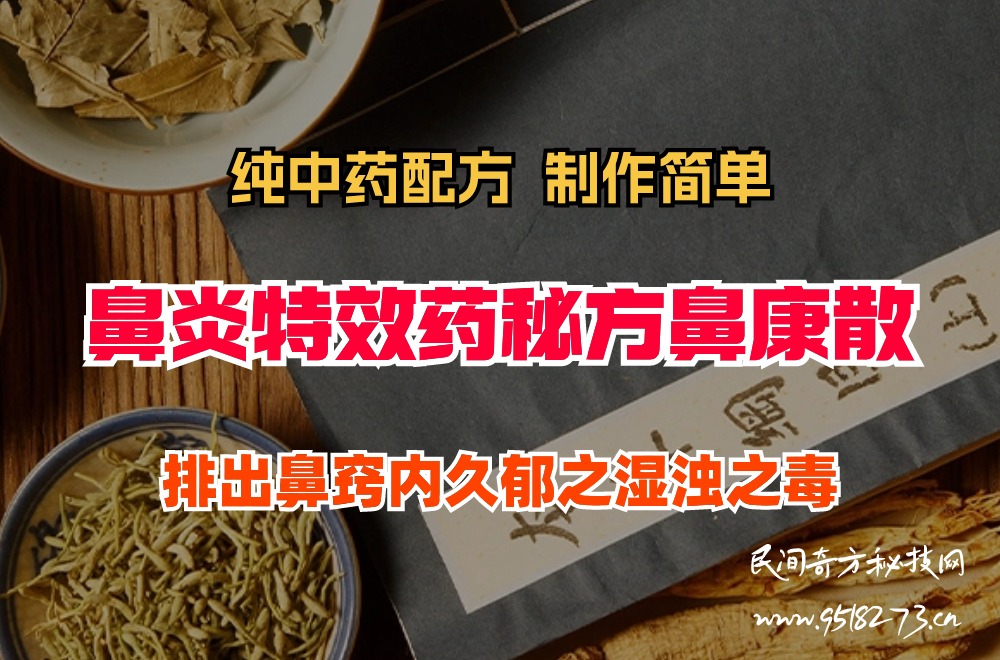 鼻炎特效药秘方鼻康散