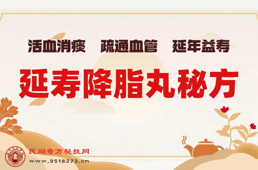 延寿降脂丸秘方 延寿降脂丸秘方