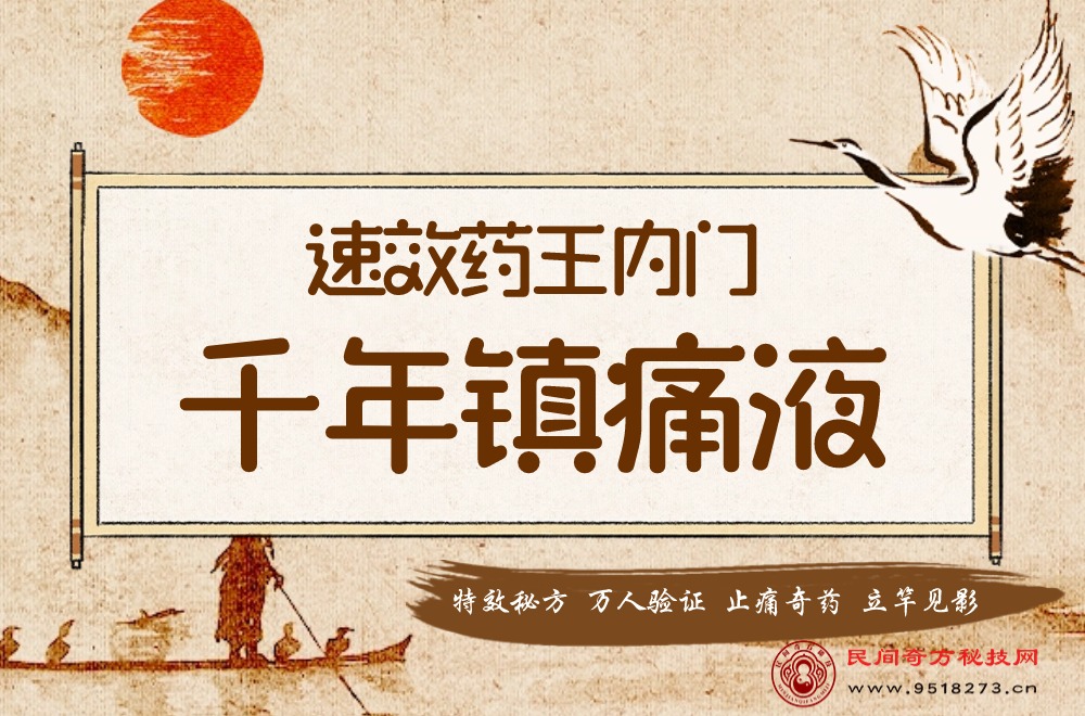 速效药王内门千年镇痛液