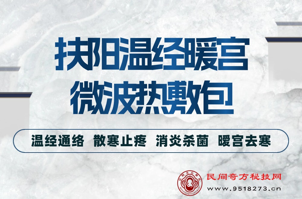 扶阳温经暖宫微波热敷包