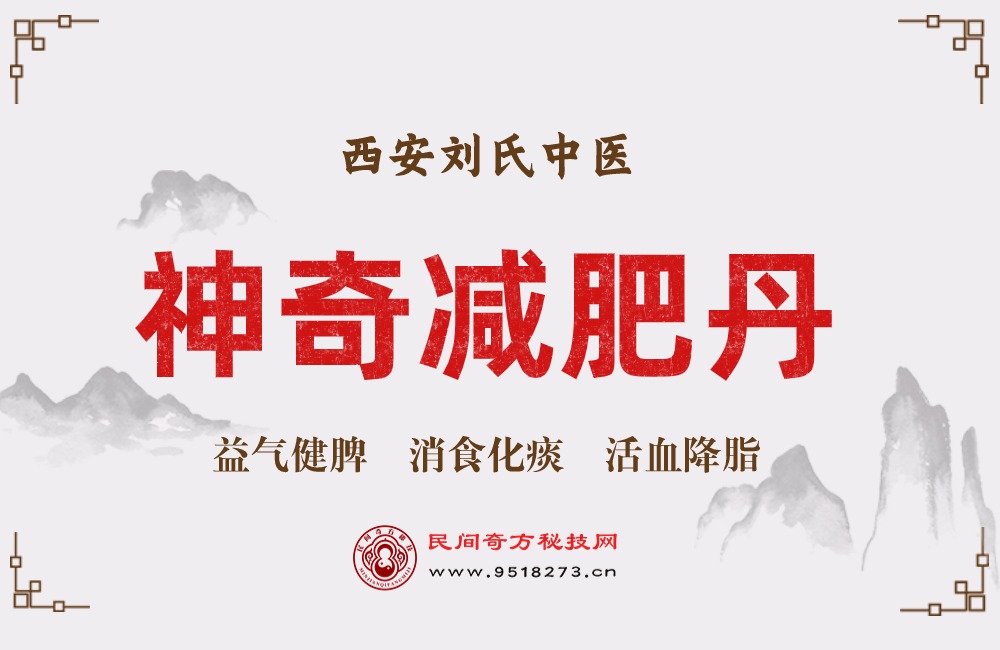 西安刘氏中医家传秘方减肥丹